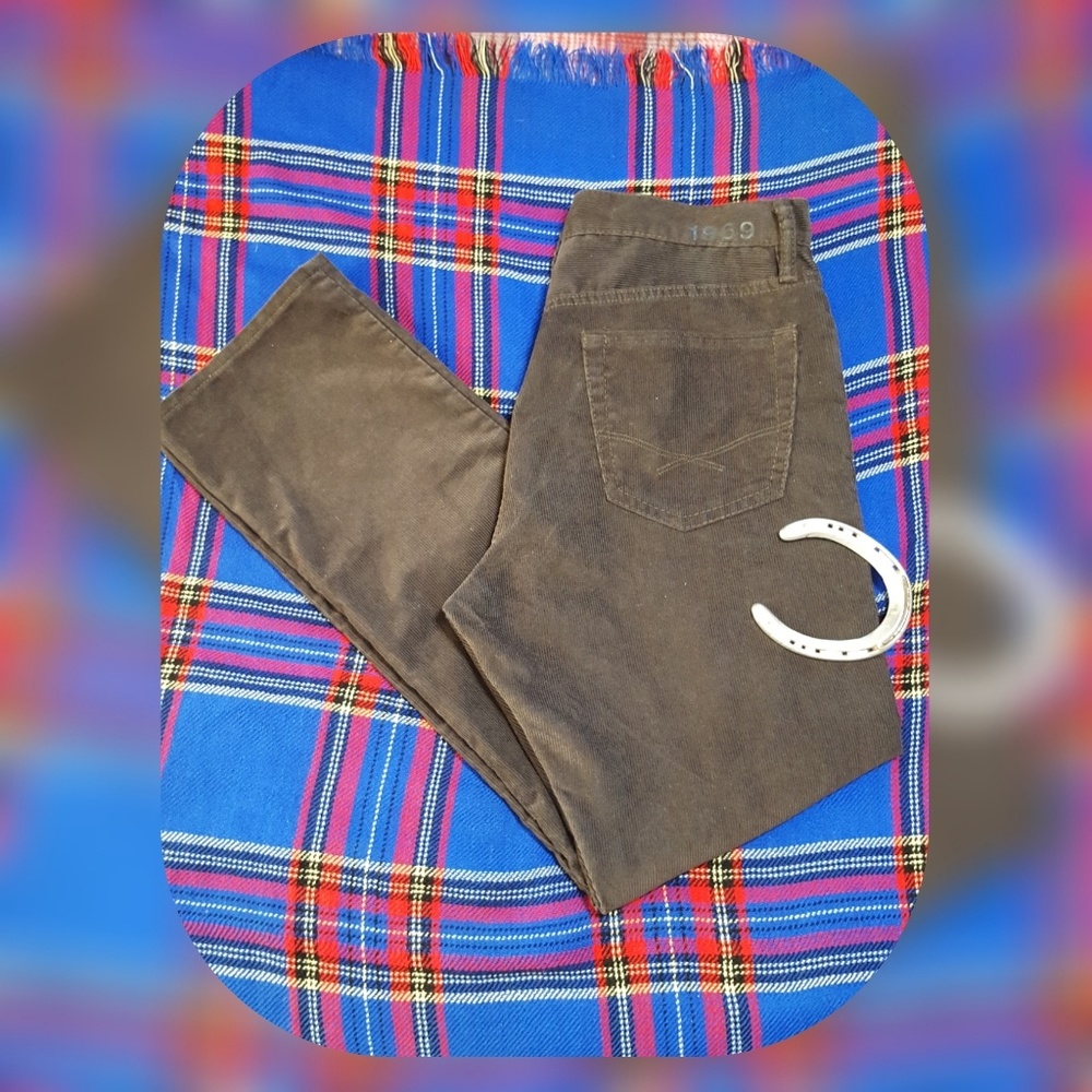 Men's GAP chocolate brown corduroy pants 34x30